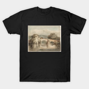 A Coach Crossing a Two-Arched Bridge T-Shirt